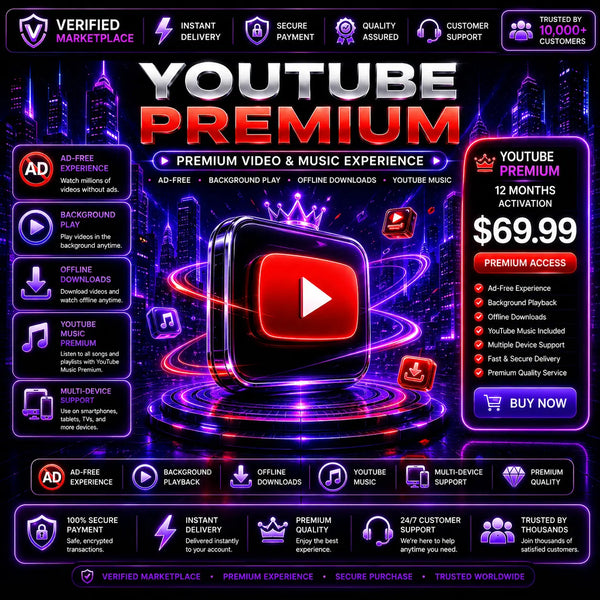 YouTube Premium Verified Marketplace