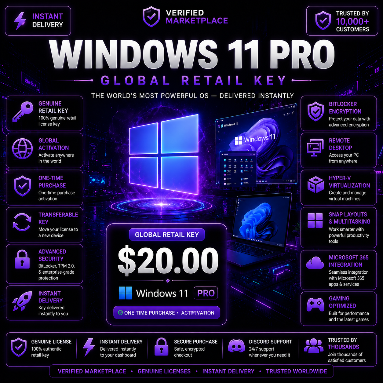 Windows 11 Pro Retail Key
